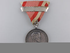 A First War Austrian Bravery Medal; Silver Grade 1St Class