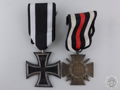 A First War German Imperial Medal Pair; Glaser & Söhne