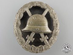 A First War German Wound Badge; Silver Grade Screwback