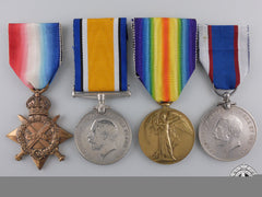 A First War Long Service Group Of Four To Signal Boy Newton