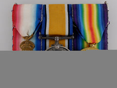 Canada. A First War Medal Trio To The Canadian Army Service Corps