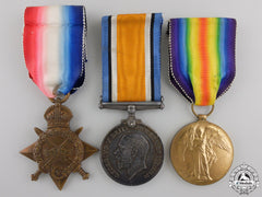 A First War Medal Trio To The 18Th Canadian Infantry Cef