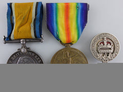 A First War Medal Pair To The Canadian Field Artillery