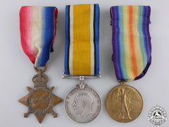 A First War Medal Trio To The Army Veterinary Corps