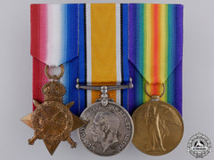 A First War Medal Group To The Second Canadian Infantry Cef