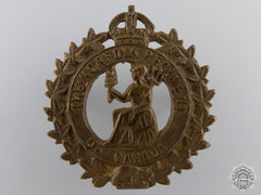 A First War Norfolk Regiment Of Canada Cap Badge