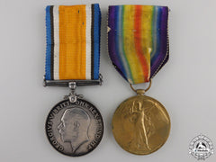 Canada, Cef. A Medal Pair To The 1St Canadian Mounted Rifles