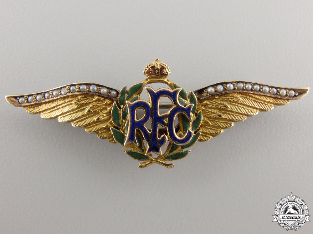 a_first_war_royal_flying_corps_pin_in_gold_a_first_war_roya_558aa932d1cb2