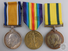 A First War Territorial Medal Group To The Devon Regiment