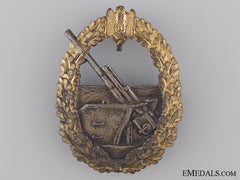 A French Made Second War German Naval Coastal Artillery Badge
