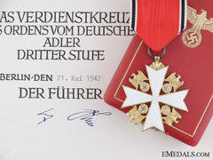 A German Eagle Order; 3Rd Class To Adolf Mauritz Sahlberg