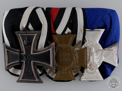 A First War German Medal Bar With Police Service