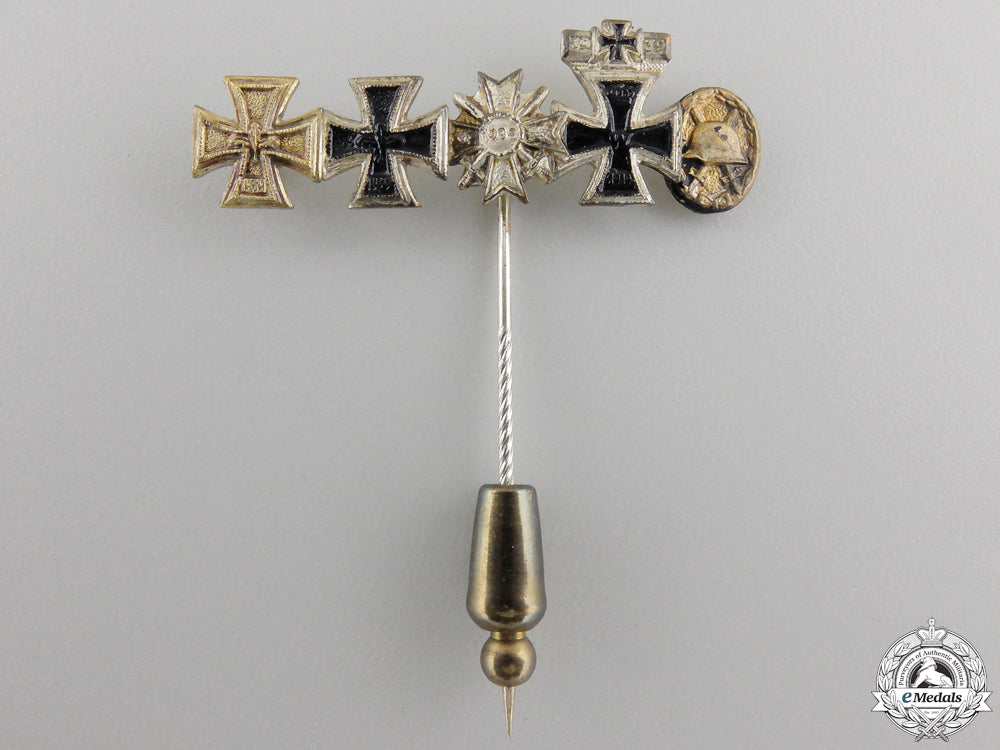 a_german_stickpin_with_five_awards;1957_version_a_german_stickpi_5564815fceb43