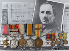 A Great War D.s.o. Group Of Five Awarded To Lieut. Colonel Crosse