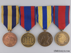 A Group Of Four American Campaign Medals