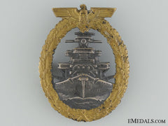 A Kriegsmarine High Seas Fleet Badge By Schwerin, Berling