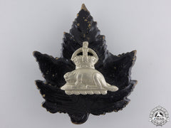 A King's Crown Canadian Police (Bobby Helmet) Beaver Badge
