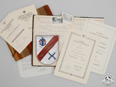 Germany, Kriegsmarine. A Photo & Document Group To The Pocket Battleship Admiral Scheer