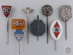 A Lot Of Seven Third Reich Stickpins