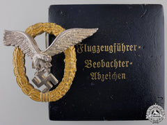 A Luftwaffe Combined Pilot's & Observer's Badge By Gebruder Wegerhoff, Ludenscheid