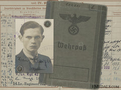 A Luftwaffe Wehrpass To Croatian & Hungarian Award Recipient