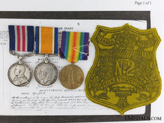 A Military Medal To The 87Th Quebec Regiment For Action At Neuvilie