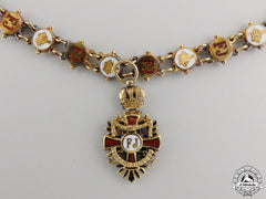 A Miniature Austrian Order Of Franz Joseph Cross In18K Gold
