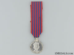 A Miniature George Medal; Elizabeth Ii Issue