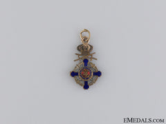 A Miniature Order Of The Star Of Romania; Knight