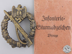 A Mint Bronze Grade Infantry Badge With Packet Of Issue By Jfs