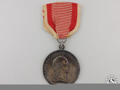 A Napoleonic Period Austrian Silver Bravery Medal