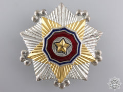 A North Korean Order Of The National Flag; 2Nd Class