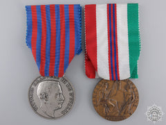 A Pair Of Italian Commemorative Medals