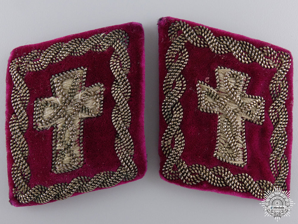 a_pair_of_second_war_military_clergymen_collar_tabs_a_pair_of_second_54da2b37e554f