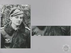 A Post War Signed Photograph Of Knight's Cross Recipient; Hartmann