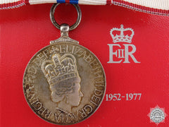 A Queen Elizabeth Ii's Silver Jubilee Medal 1952-1977; Ladies