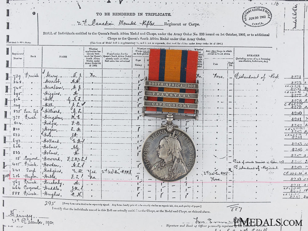 a_queen's_south_africa_medal_to_the_canadian_mounted_rifles_a_queen_s_south__537cc8014e2b0