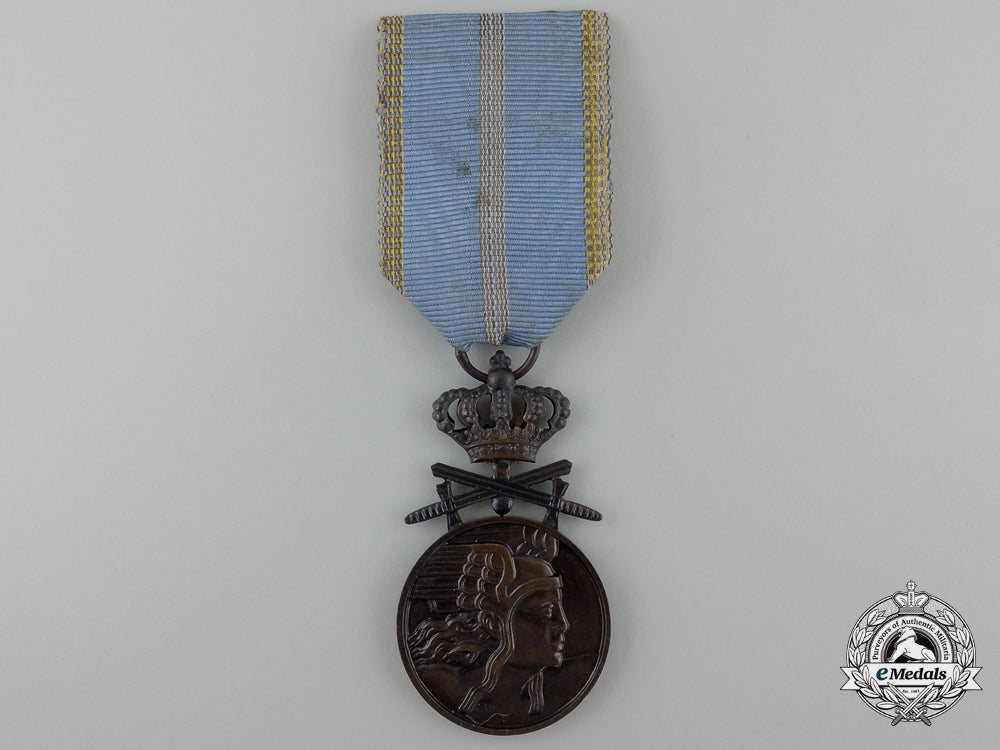 a_romanian_medal_of_aeronautical_virtue;_bronze_grade_a_romanian_medal_55cdf7ce81ac6