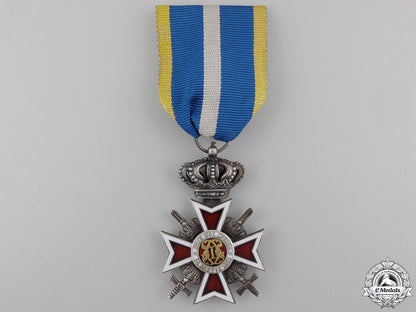 a_romanian_order_of_the_crown_with_swords;_type_ii_a_romanian_order_55788c40a1174