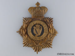 A Royal Irish Regiment Helmet Plate