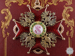 A Russian 1St Class Order Of St. Stanislaus In Gold By Eduard