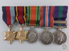 A Second War & Malaya Miniature Medal Group