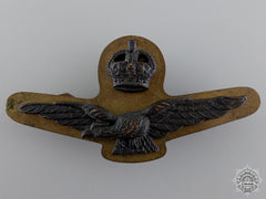 A Second War British Royal Air Force (Raf) Side Cap Badge
