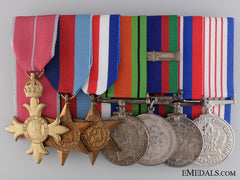 A Second War Canadian Obe Group Of Awards
