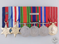 A Second War Canadian Forces Decoration Medal Bar