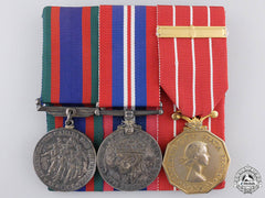 A Second War Canadian Forces Decoration Medal Group