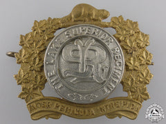 A Second War Lake Superior Regiment Cap Badge