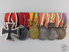 A Second War Wehrmacht & Croatian Medal Bar