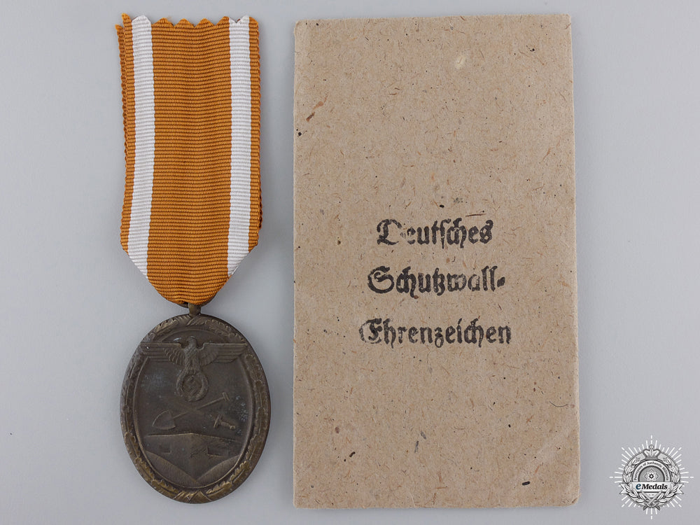 a_second_war_west_wall_medal_with_packet_a_second_war_wes_54e39f02c964d