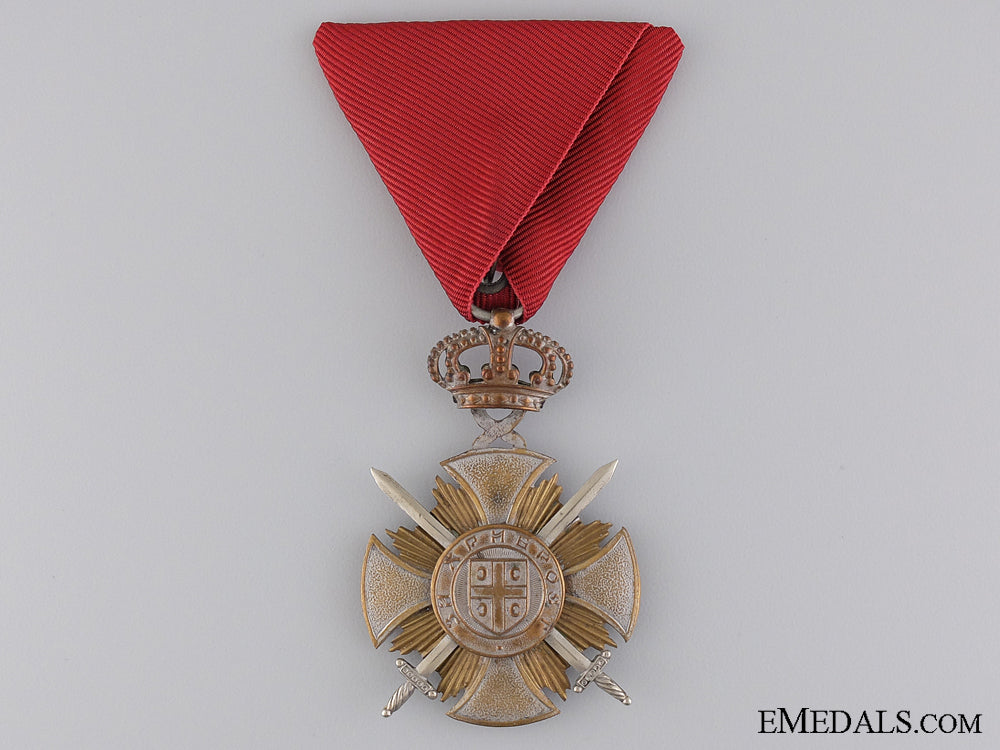 a_serbian_military_order_of_kara-_george;_silver_grade_a_serbian_milita_540dee47e53a9